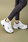 Kadın Yüksek Taban Günlük Sneakers Spor Ayakkabı 4010-101-0001