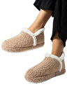 Kadın İçi Tüylü Yumuşak Rahat Kaydırmaz Panduf Ev Ayakkabısı Unisex 1021-124-0003
