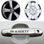 Kadett Kapı Kolu Jant Sticker (10 Adet) Etiket Yapıştırma Z99