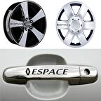 Espace Kapı Kolu Jant Sticker (10 Adet) Etiket Yapıştırma Z67
