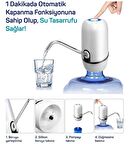 Yeni Nesil Dokunmatik Damacana Su Pompası Şarjlı 1200 Mah