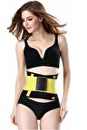 Hot Belt Termal Sauna Kemer Unisex Terletme Korsesi (sarı-siyah)