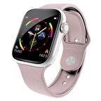 Tam Dokunmatik Ekran W4  Su Geçirmez Akıllı Saat-bileklik-bilezik-spor (pembe)