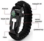 Survıval Kamp Bileklik  Düdük Çok Amaçlı