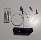 Linea doblo yeni göğüs DELPHİ GURUNDİG menüde aux olmayan teypleriçin aux usb bluetooth mp3 modül
