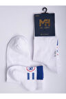 MRHERO Pamuk 6'lı  Erkek Spor Tenis Çorabı 1076-MH BEYAZ