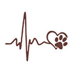 Oto Ritim Pati Sitcker 17x17 Cm Kahverengi