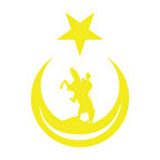 Ay Yıldız İçinde Atatürk Silüeti Sticker17x17 Cm Sarı