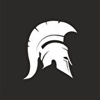 Miğfer Sticker17x17 Cm Beyaz