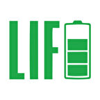 Life Batarya Sticker 17x17 Cm Yeşil