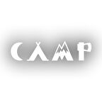 Camp Kamp Sticker17x17 Cm Beyaz