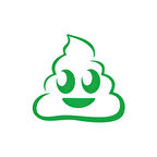 Sevimli Gülen B*k Emoji Sticker17x17 Cm Yeşil