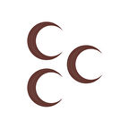 Üç Hilal Sticker 17x17 Cm Kahverengi