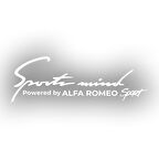Sports Mind Alfa Romeo Sports Sticker 17x17 Cm Beyaz