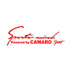 Sports Mind CHEVROLET CAMARO Sports Sticker 17x17 Cm Kırmızı