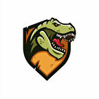 Trex Sticker 2 10x10 cmRenkli Sticker