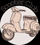 Scooter Club Sticker 10x10 cmRenkli Sticker
