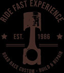 Ride Fast Experience Sticker 10x10 cmRenkli Sticker