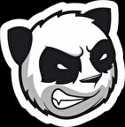 Kızgın Panda Sticker 10x10 cmRenkli Sticker