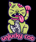 Unlucky Cat Şanssız Kedi 10x10 cmRenkli Sticker