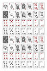 Poker Destesi Sticker Set 56 Parça Telefon, Tablet, Defter, Laptop Sticker