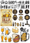 Beer Sticker Set 27 Parça Telefon, Tablet, Defter, Laptop Sticker