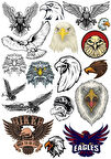 Kartal Sticker Set 5 20 Parça Telefon, Tablet, Defter, Laptop Sticker