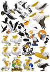 Pelikan Sticker Set 20 Parça Telefon, Tablet, Defter, Laptop Sticker