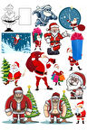 Noel Baba Sticker Set 3
