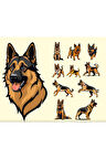 k9 Sticker Set