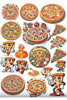 Pizza Sticker Set 2