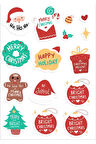 Noel Baba ve Noel Sticker Set