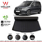 VW Caddy Bagaj Havuzu 2021 Sonrası 3D Wöller Ultraflex Esnek