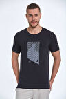 Noah Baskılı Erkek Tişört Siyah