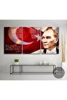 Atatürk Triple Miyrem-Cam Tablo