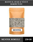 250 gr MENTOL YAĞI Banyo Tuzu Küvet & Jakuzi Tuzu Manikür & Pedikür Tuzu & Ayak Bakım Tuzu.