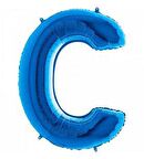 FOLYO BALON C HARF MAVİ 102CM