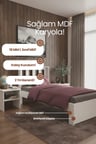 Stark Tek Kişilik MDF Karyola