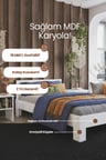 Letto Tek Kişilik MDF Karyola