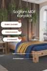 Letto   Tek Kişilik MDF Karyola
