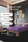 Lotus   Tek Kişilik MDF Karyola