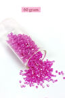 Kesme Cam Boncuk 2mm - 60 Gram - Şeffaf Fuşya - BNC363