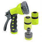 Periboia Sulama Tabancası - 4lü Sulama Sistemi 7 Fonkiyonlu