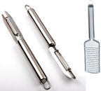 Periboia Soyacak ve Rende 2li Set Paslanmaz Çelik İnox