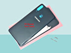 Tkgz - Samsung Galaxy A20S FULL KASA Arka Kapak Batarya Kapağı - YEŞİL