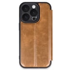 Apple iPhone 16 Pro Kılıf Flip Cover - Taba