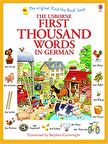 First Thousand Words in German