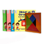 Dikkat ve Görsel Algı Evde Eğitim Seti - 4 Kitap