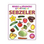 Renkli ve Eğlenceli Çıkartmalar - Sebzeler (Vegetables)