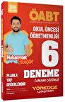 2024 OABT Okul Öncesi Öğretmenliği Çözümlü 6 Deneme (Planla Yap Değerlendir)